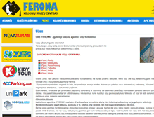 Tablet Screenshot of ferona.lt